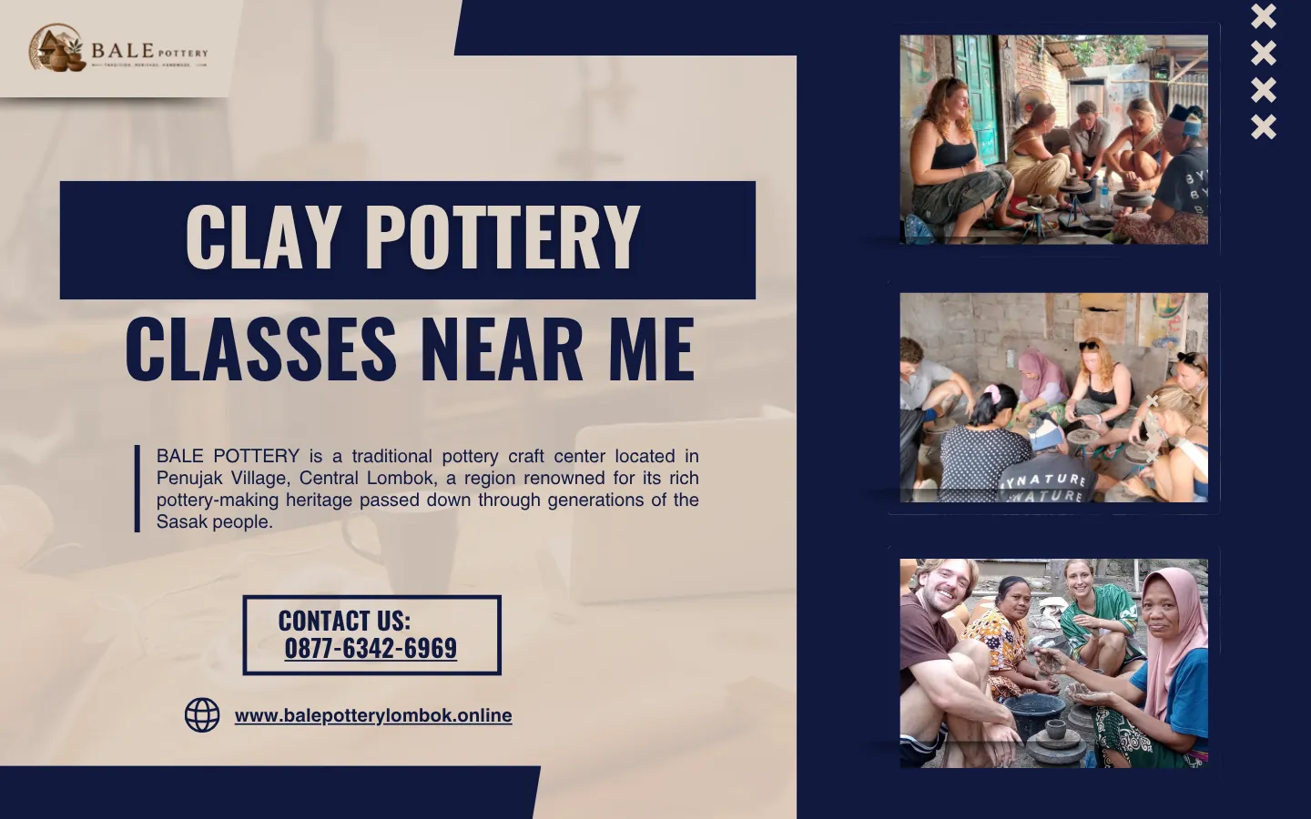 Clay Pottery Classes Near Me: A Great Choice Activity in Lombok