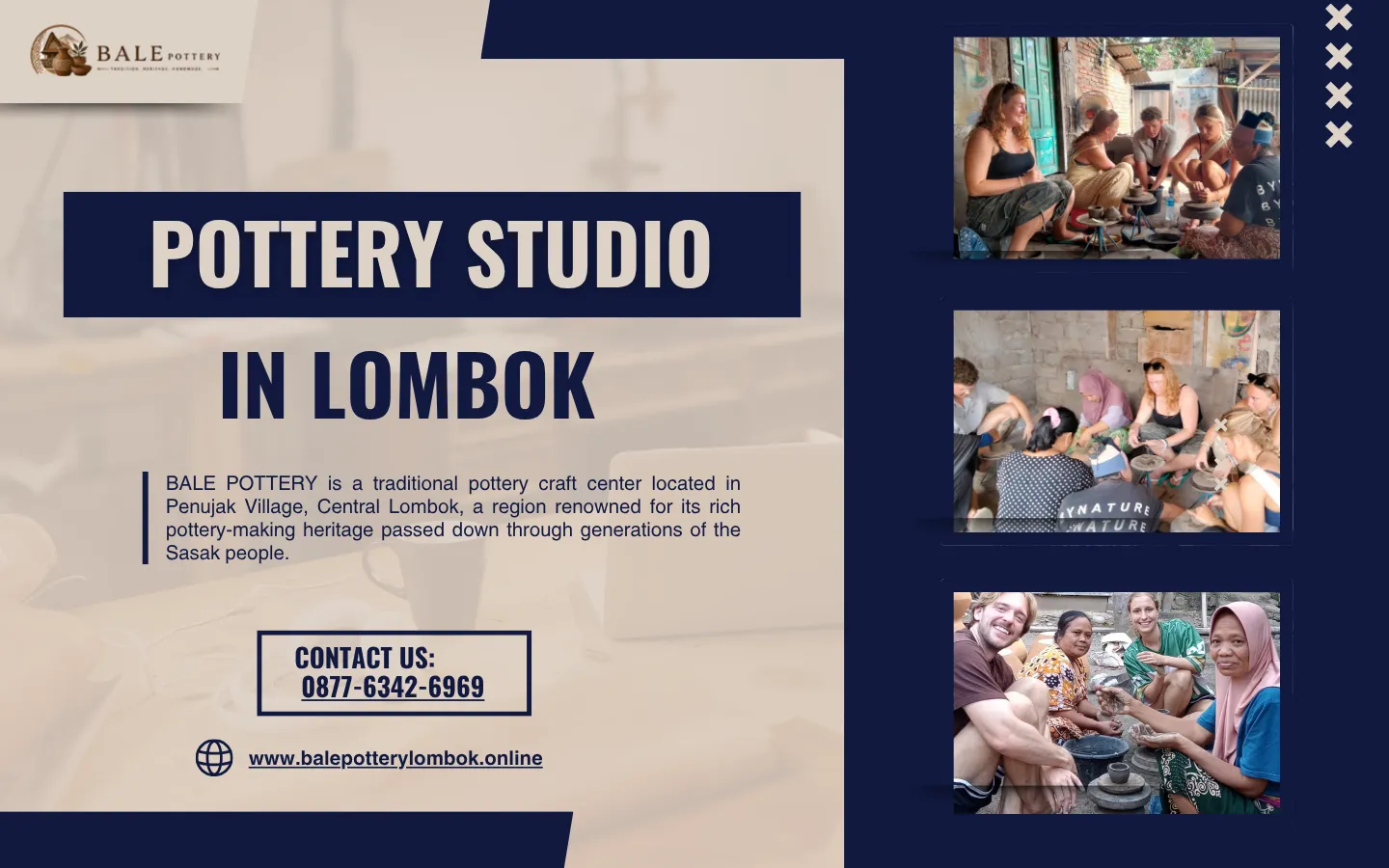 Pottery Studio in Lombok for Indonesian Authentic Experiences